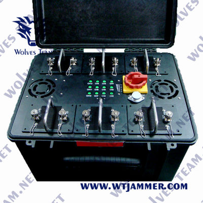 Wifi/Bluetooth portátil2.4g 5.8g 3G 4G Jammer de sinal de telefone móvel Jamming Range de até 1Km