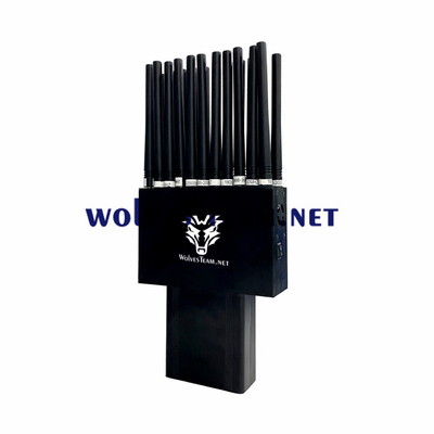 faixas internas de GPS L1 L2 L5 Lojack WiFi GPS RF 22 do jammer do sinal de 868MHz 3G 4G 5G
