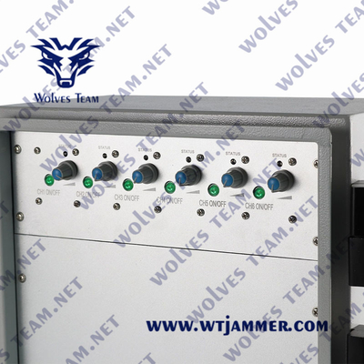 O software impermeável exterior do aparelho de interferência do sinal do telefone celular da G/M 3G 4G 5G controlou o bloqueio da longa distância