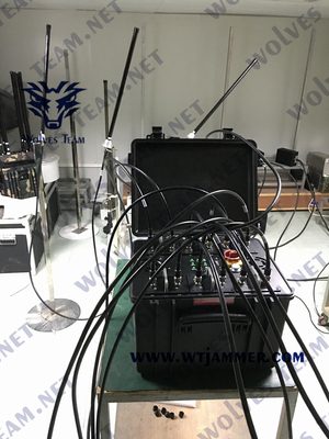 Sistema de controle remoto à prova de explosões do ventilador de refrigeração de GPS Lojack do VHF da frequência ultraelevada do jammer 20-1000MHz G/M 3G 4G 5G WiFi5.8g da bomba de IED