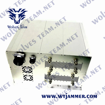 Jammer Walky-talky à prova de choque do sinal do telefone celular 5G do VHF UHF800/900 WIFI5.8g do jammer do veículo do poder superior