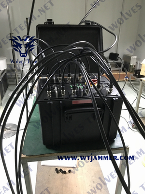 Jammer do jammer 20-1000MHz do jammer IED da bomba do trem do jammer do sinal de Celluar da proteção do VIP