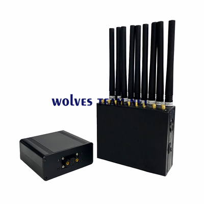 Cames do espião do VHF da frequência ultraelevada da G/M CDMA 3G 4G 5G WiFi do jammer do sinal controle sem fio do RF do jammer do sinal de 16 da frequência Handheld portátil
