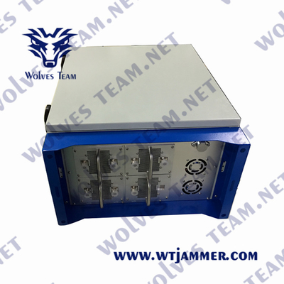 jammer do sinal do telefone celular do jammer 4G WIFI GPS do sinal de 500M Waterproof Outdoor Prison 5G