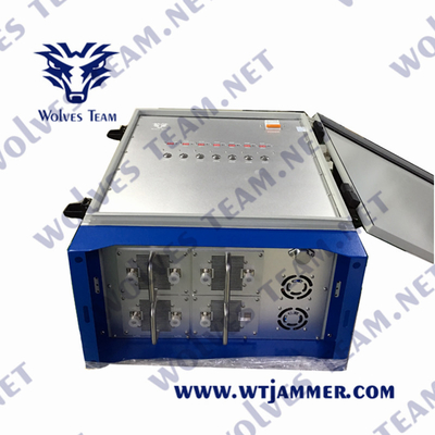 jammer do sinal do telefone celular do jammer 4G WIFI GPS do sinal de 500M Waterproof Outdoor Prison 5G