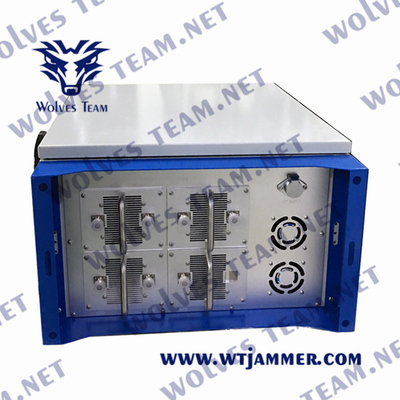 jammer do sinal do telefone celular do jammer 4G WIFI GPS do sinal de 500M Waterproof Outdoor Prison 5G