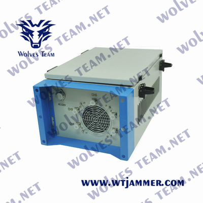 Jammer exterior fixo do sinal do telefone do construtor 3G 4G 5G de WiFi do jammer do sinal do telefone celular celular