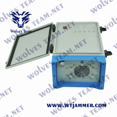 Jammer exterior fixo do sinal do telefone do construtor 3G 4G 5G de WiFi do jammer do sinal do telefone celular celular