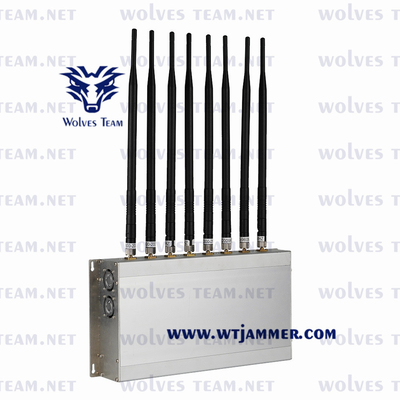 O construtor ajustável do sinal do telefone celular 24 horas contínuo opera o jammer do tempo 3G 4GLTE 4GWimax 5G