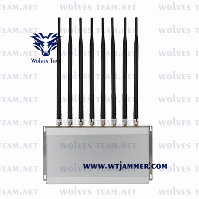 O construtor ajustável do sinal do telefone celular 24 horas contínuo opera o jammer do tempo 3G 4GLTE 4GWimax 5G