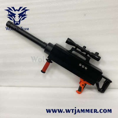 Forma Handheld de 2000 armas WIFI2.4/5.8G do jammer do zangão do Uav dos medidores anti