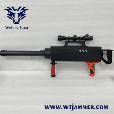 Forma Handheld de 2000 armas WIFI2.4/5.8G do jammer do zangão do Uav dos medidores anti