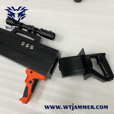 Forma Handheld de 2000 armas WIFI2.4/5.8G do jammer do zangão do Uav dos medidores anti