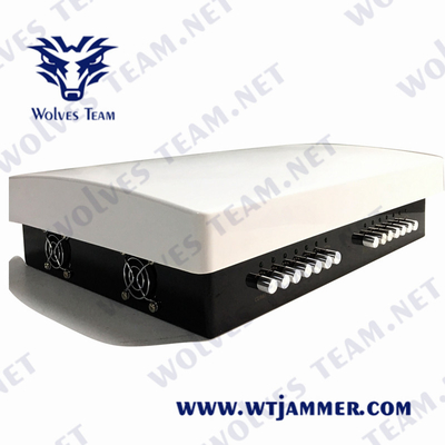 16 frequência ultraelevada ajustável do VHF da G/M CDMA 3G 4G WIFI GPS do jammer do sinal 5G das faixas