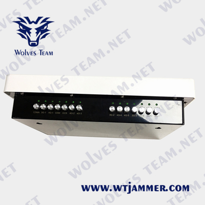 16 frequência ultraelevada ajustável do VHF da G/M CDMA 3G 4G WIFI GPS do jammer do sinal 5G das faixas