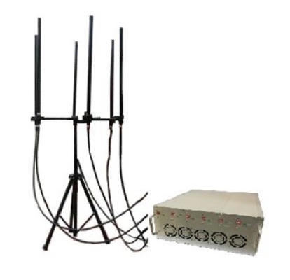 240W 8 une a bateria extra do polímero do lítio do jammer interno do sinal de 2G 3G 4G 5G WIFI