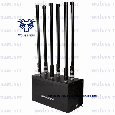 G/M personalizada PCS 3G 4G todo o poder ajustável do jammer 30W do sinal do telefone celular
