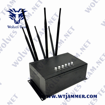 poder ajustável interno de baixa frequência do jammer 30W do sinal 50-70Mhz
