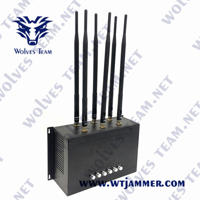 poder ajustável interno de baixa frequência do jammer 30W do sinal 50-70Mhz