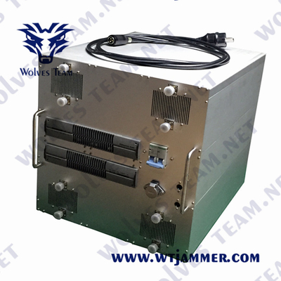 Celular 2g/3g/4g/5g/wifi 2.4g/gps jammer de sinal de alta potência militar omni direcional antena 1000 metros de alcance