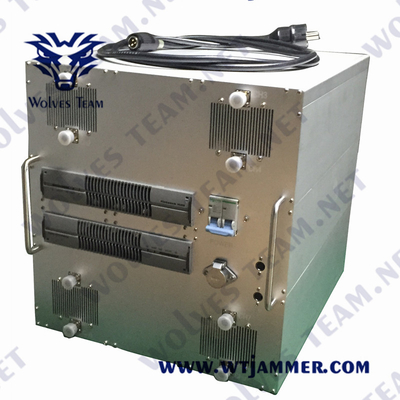 Celular 2g/3g/4g/5g/wifi 2.4g/gps jammer de sinal de alta potência militar omni direcional antena 1000 metros de alcance