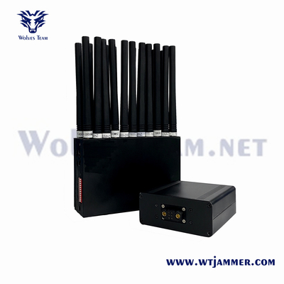 o jammer portátil L1 L2 L5 Lojack 22 de 22W WiFi GPS une 2G 3G 4G 5G