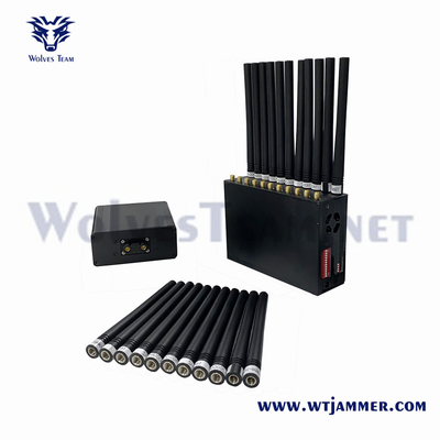 o jammer portátil L1 L2 L5 Lojack 22 de 22W WiFi GPS une 2G 3G 4G 5G