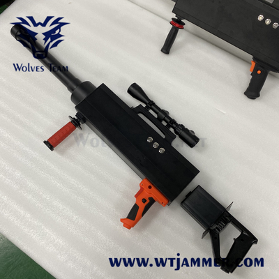 GPSL1 Handheld portátil, WIFI2.4G, jammer do zangão do sinal 5.8g com tempo de trabalho da bateria 1 hora