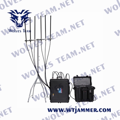Bomba portátil de WiFi GPS G/M IED do jammer do sinal do VHF da frequência ultraelevada do poder superior
