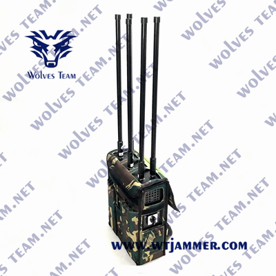 IP65 Mochila Poderosa Bloqueador de Celular GPS GSM DCS 3G 4G 5G Cobertura de até 150m