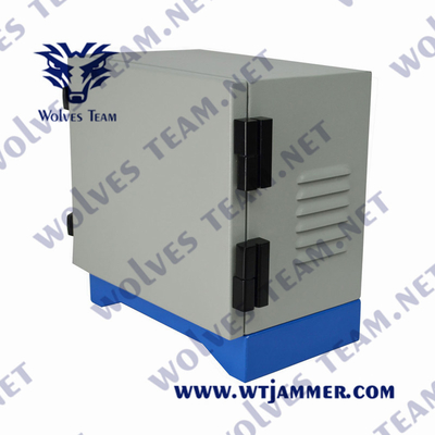 Do jammer celular da prisão do jammer do sinal do telefone celular da G/M 3G 4G 5G WiFi CDMA do poder superior alojamento exterior impermeável do metal