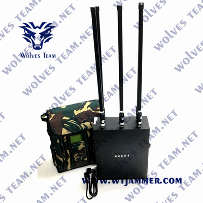 Escala de Bnads até 200m do jammer 10 do sinal do poder superior 120W WIFI