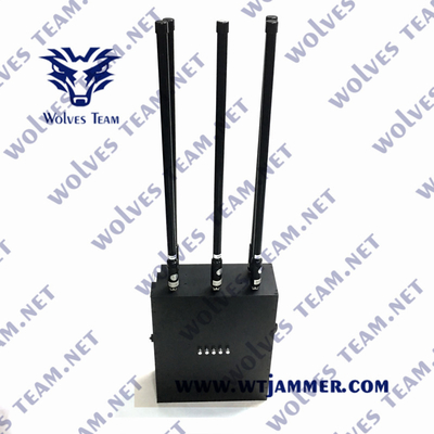 Escala de Bnads até 200m do jammer 10 do sinal do poder superior 120W WIFI