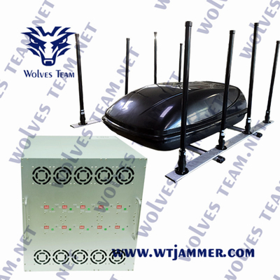 Frequência completa 20Mhz 6000Mhz da faixa do jammer portátil do sinal do veículo
