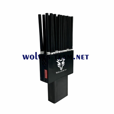 Construtor Handheld RF 315MHz 433MHz 868MHz do jammer de GPS de 22 faixas