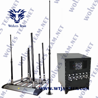 veículo 350W que segue jammer GPS WIFI2.4G WIFI5.8G até 2000M do dispositivo