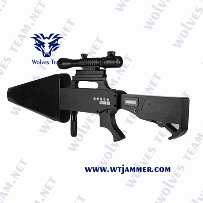 anti peso leve da forma da arma do construtor do sinal do jammer 1500m GPS do zangão do UAV 25w