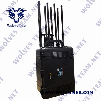 Jammer impermeáveis portáteis GPSL1 WIFI2.4G WIFI5.8G do zangão IP65 do OEM anti