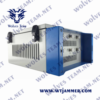 jammer do zangão do sinal do RF do poder superior 600W proteção exterior do VIP dos anti