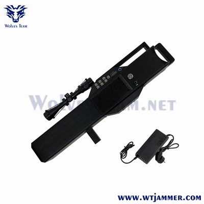 4 une segurança militar Handheld da proteção do VIP do jammer do sinal do zangão de 1200m GPS WiFi