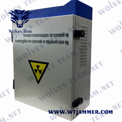 Poder superior exterior impermeável WiFi GPS 433MHz do jammer militar do zangão do sinal de 2000m