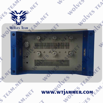 Poder superior exterior impermeável WiFi GPS 433MHz do jammer militar do zangão do sinal de 2000m