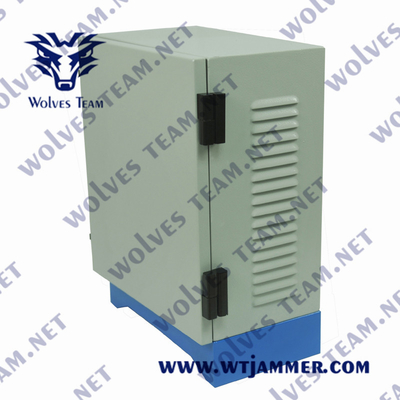 Poder superior exterior impermeável WiFi GPS 433MHz do jammer militar do zangão do sinal de 2000m