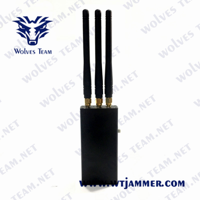 315MHz 433MHz 868MHz portátil toda em um jammer de controle remoto do sinal do RF