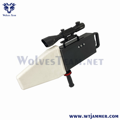 Tipo Handheld jammer do sinal do zangão de GPS WiFi2.4G 5.8g da segurança da proteção do VIP
