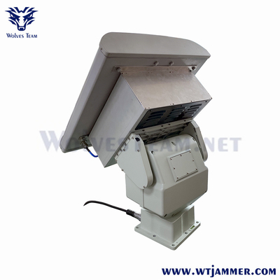 60W UAV Jammer de sinal Drone Signal Scrambler para VIP Secure Information Leakage
