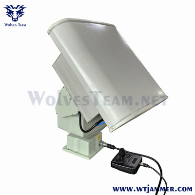 60W UAV Jammer de sinal Drone Signal Scrambler para VIP Secure Information Leakage