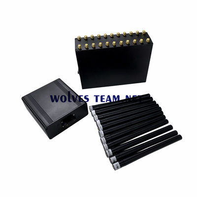 16 antenas portáteis interferência de sinal de telefone GSM 3G 4G 5G WiFi Bluetooth VHF UHF RF celular