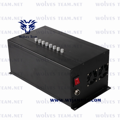 8 bandas Jammer de sinal de telefone 175w Wireless RF Wifi2.4g Wifi 5.8g Cdma 3g 4g