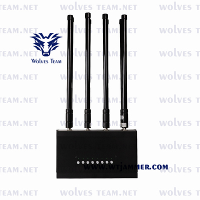8 bandas Jammer de sinal de telefone 175w Wireless RF Wifi2.4g Wifi 5.8g Cdma 3g 4g